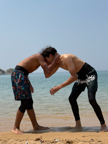 Legging de Sport Homme Taille Haute – Sous-vêtement Technique & Maintien Renforcé